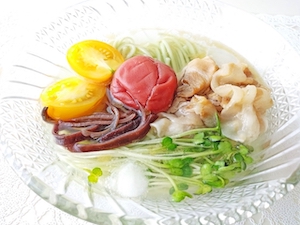 そうめんのアレンジ料理の画像