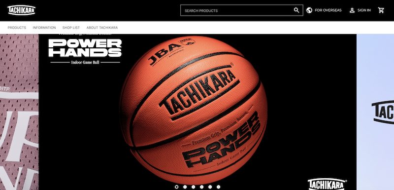 TACHIKARA（タチカラ） 公式サイトのTOP画像