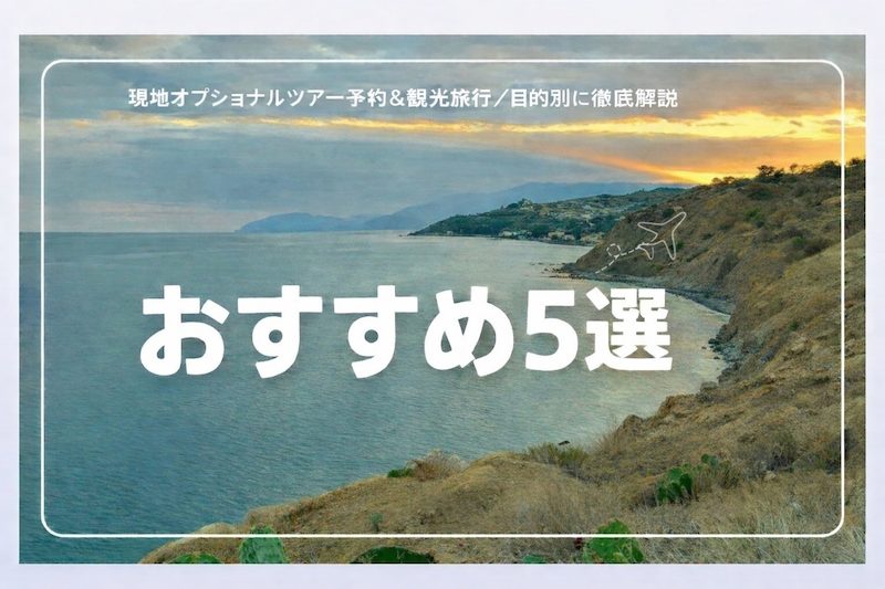 【2026年最新】現地オプショナルツアー予約＆観光旅行おすすめ5選｜目的別に徹底解説